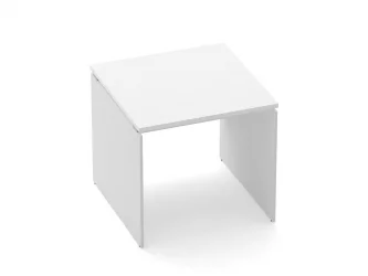 Стол прямой Дека ЛДСП каркас 75.08.08 Белый / Deka