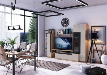 Тумба ТВ Кёльн ЛД.674.010.000 Дуб Золотой/Кашмир