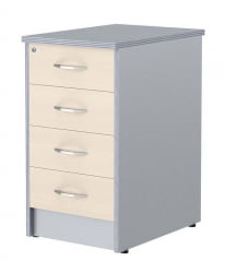 Тумба под стол IMAGO ТП-4.1А Клен Металлик