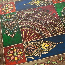 Столик Secret De Maison HAVELY ( mod. BJ-001) дерево манго, 30x30x17 cm, этническая роспись