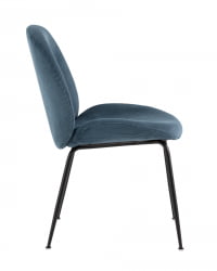 Стул Beetle велюр Голубой