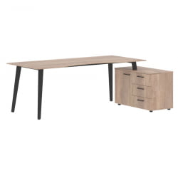 Письменный стол с полками и ящиками JAY JCT 2013 R Дуб Каньон