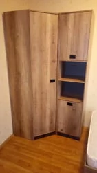 Светлый шкаф Пилигрим ТД-276.07.20 Дуб rаньон светлый/Серый