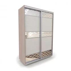 Шкаф-купе 2-х дверный Акцент-Лайн КР 1000х600 Ясень шимо светлый