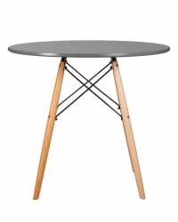 Стол обеденный DOBRIN CHELSEA 80 Темно-серый GR-04