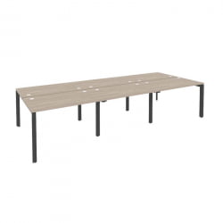 Рабочая станция на П-образном м/к ONIX O.MP-D.RS-6.2.7 Дуб Аттик/Антрацит