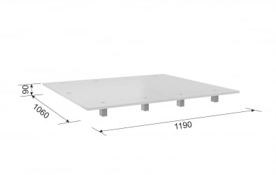 Ортопедические основания для кроватей КМ.5-00.3 белый