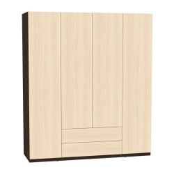 Шкаф распашный R-198х180х60-3-PO(Венге-ДМ)