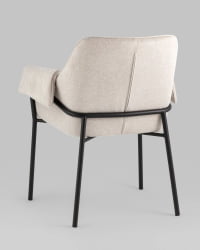 Кресло лаунж Бесс рогожка Бежевый