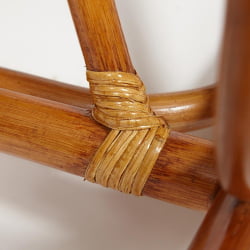 Кресло-качалка MILANO (разборная) / без подушки / ротанг top quality, 58x136x103 см, Cognac (коньяк)