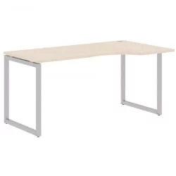 Стол письменный правый XTEN-Q XQCET 169 R Бук Тиара Алюминий