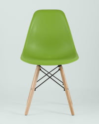 Стул Eames Style DSW зеленый (разборный каркас)