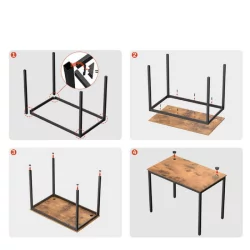 Компьютерный стол EUREKA ERK-CD-039VP Vintage Brown