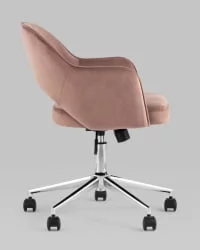 Компьютерное кресло Кларк велюр Розовый