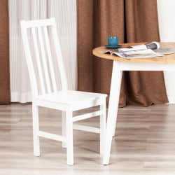 Стул жесткое сиденье SWEDEN / 1 шт. в упаковке Многослойная фанера, МДФ, 100*41*40, white, разобранный