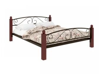 Кровать Вероника Lux Plus 1600х1900 Коричневая