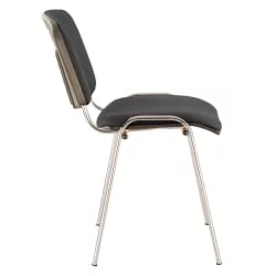 Стул для посетителей Iso CF-001 хром ткань Серый