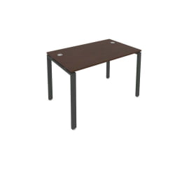 Стол письменный МЕТАЛ СЙСТЕМ Б.СП-2 Венге/Антрацит / METAL SYSTEM