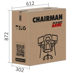 Кресло для геймеров CХАИРМАН ДРАЙВ (ГАМЕ) 11 Черный-красный / CHAIRMAN (GAME)