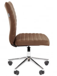 Офисное кресло CHAIRMAN 033 велюр Коричневый