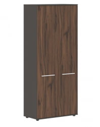 Шкаф с глухими дверьми ЕДИС ЕХCС 85.1 Дуб Денвер темный Белый Мокко / EDIS EHCS