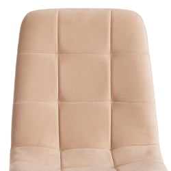 Металлический стул CХИЛЛЙ МАКС Велюр/металл , 45 х 54 х 90 см , бежевый/черный / CHILLY MAX