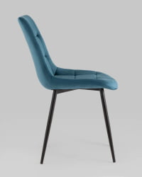 Стул Флекс Нев велюр сине-зеленый 2 шт. / New