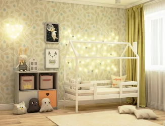 Кровать-домик RooRoom кд-22 Белый