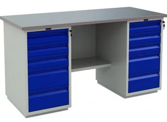 Верстак WT160.WD5/WD5.000 Серо-синий