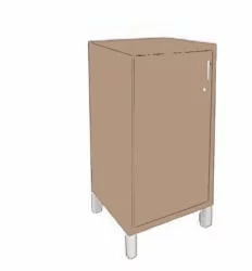 Стеллаж дверь ДСП с замком В411.3 Z/R Венге магия