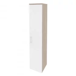 Шкаф высокий узкий правый ONIX O.SU-1.9(R) Дуб Аттик/Белый