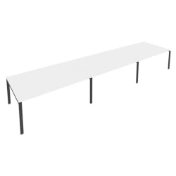 Переговорный стол (3 столешницы) Metal System Б.ПРГ-3.5 Белый/Антрацит