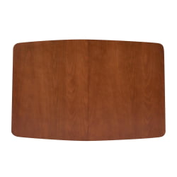 Раздвижной стол Pavillion (Павильон) основание бук, столешница мдф, 80x120+40x75см, Коричневый