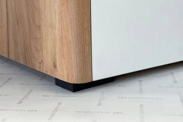 Шкаф трехдверный Адам MSA-04 дуб крафт золотой/белое дерево