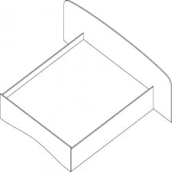 Кровать Проспект Гм.КР-22 вишня
