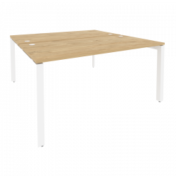 Рабочая станция на П-образном м/к ONIX O.MP-D.RS-2.4.8 Тиквуд Светлый/Белый