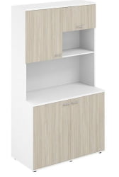 Офисная мини-кухня Sigma SG.1001.WH.OL Белый Дуб светлый