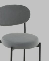 Стул Полубарный Бриф DD ПБ велюр серый