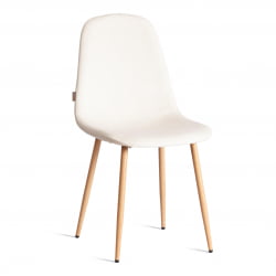 Металлический стул БРЕЕЗЕ (мод. ДЖСC-58) Велюр/металл , 44 х 53 х 86 см, Лигхт беиге (светло-бежевый) ХЛР1 / натуральный / BREEZE (mod. JSC-58) Light beige HLR1