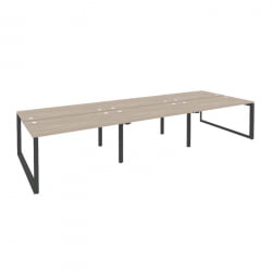 Рабочая станция на О-образном м/к ONIX O.MO-D.RS-6.3.7 Дуб Аттик/Антрацит