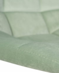Стул барный DOBRIN TAILOR WHITE (пудрово-мятный велюр (MJ9-87)) 2 шт