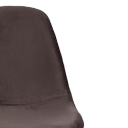 Стул CИНДЙ СОФТ (мод. C1021Ф1) / 1 шт. в упаковке вельвет/дерево бук, 53 х 45 х 81 см , серый (ХЛР 24)/натуральный / CINDY SOFT (mod. C1021F1) (HLR