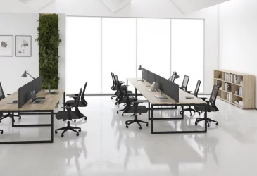 Стол руководителя КСТЕН-К КСКЕТ 169 Бук Тиара Антрацит / XTEN-Q XQET