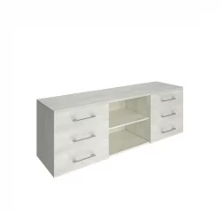 Тумба модульная трехсекционная YALTA LT-TS 3.1 Снежная Патина