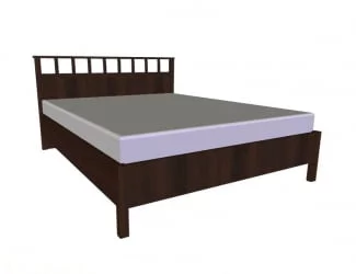 Кровать двуспальная Sherlock 46 Орех шоколадный (спальня)