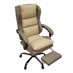 Кресло 897 KINGQUEEN, цвет светло-серый/бежевый, 897-lgray-beige