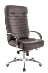 Кресло для руководителя Orion AL M кожа Черный