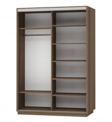 Шкаф-купе двухдверный Экспресс Дуо 1600х2200h Улица/Ясень шимо тёмный