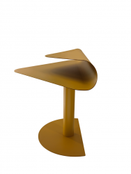 Журнальный столик Cornea металл желтый