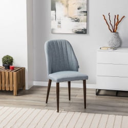 Стул Alen св.серый/т. орех